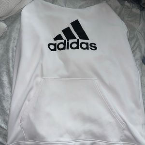 this is a white adidas hoodie